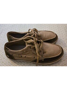 Mens Skechers size 12 leather/canvas relaxed fit Diamond Back casual shoes